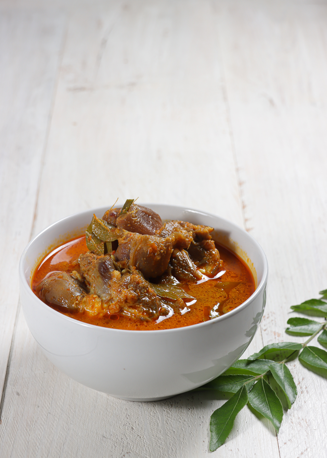 Kari Kambing or Gulai Kambing is Indonesia Traditional mutton curry soup, a type of food containing rich and spicy.